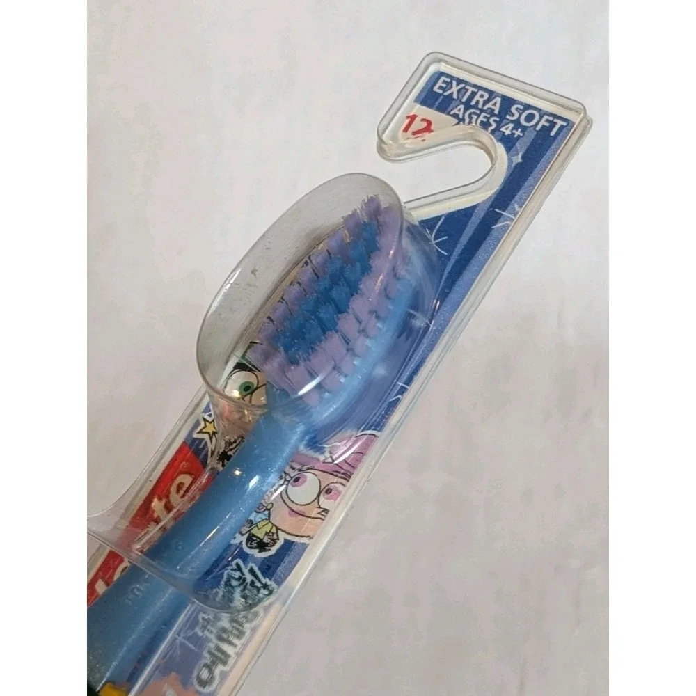 NOS Nickelodeon Toothbrush Fairly Odd Parents Soft Colgate Kids 2004 Sealed Y2K